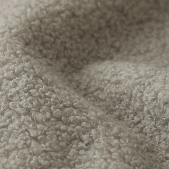 Load video: Upholstery Fabric TEDDY Soft BOUCLÉ -  Ecru